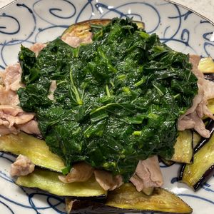 kamochiの作ってみた!投稿(【ヘルシー＆お肉柔らか】なすと豚肉のソテー・モロヘイヤポン酢)