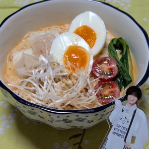 悠の作ってみた!投稿(【究極の夏麺】激辛もマイルドも。冷やしマーラータンそうめん)