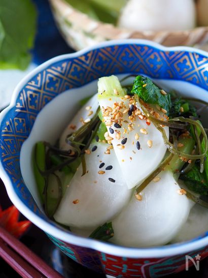 パリポリやみつき昆布風味のかぶの浅漬け＊ポリ袋で作り置き