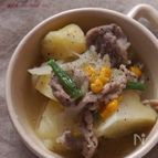 【282kcal】コーンバター肉じゃが