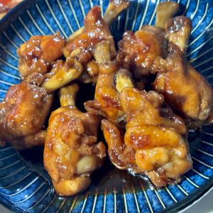 なこちの作ってみた!投稿(フライパンで♪照りツヤ♡『手羽元のローストチキン』)