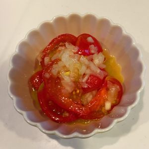 みわの作ってみた!投稿(トマトのはちみつレモンマリネ)