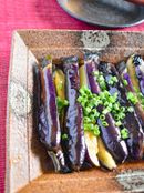 簡単無限♪なすごまポン酢