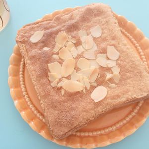 milkの作ってみた!投稿(アーモンドトースト│しっとりパン＆香ばしアーモンドの喫茶店風)