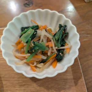 おかず当番の作ってみた!投稿(『小松菜と人参ともやしのナムル』)