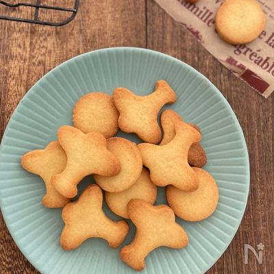 リッチな香り♡米粉のさくさくバターサブレ