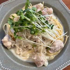 1315775の作ってみた!投稿(ワンパン10分!【鶏むね肉ときのこのクリーム煮】牛乳で簡単♩)