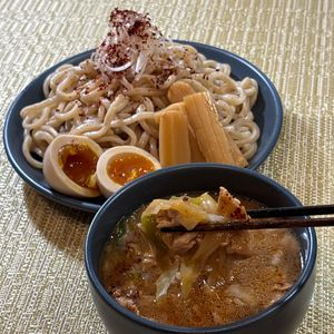 楽ラク手抜キッチン🐶🐾の作ってみた!投稿(濃厚豚魚介つけめん)