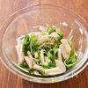 【水菜と長芋のシャキシャキつゆサラダ】和えるだけ!の工程2