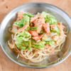冷めてもおいしい！塩鮭とキャベツのはるさめポン酢炒め