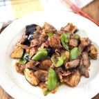糖質オフ！茄子とピーマンの肉味噌炒め【低糖質・砂糖なし】