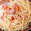 煌蓮mamの作ってみた!投稿(トマトとツナと水菜の冷製ポン酢パスタ【#混ぜるだけ#夏休み】)