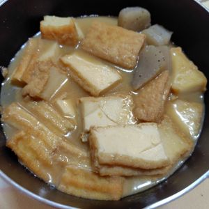 ❀苺涙花(もなか)❀の作ってみた!投稿(【厚揚げとこんにゃくのどて煮風】すぐでき!節約おつまみ副菜♬)