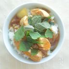 えごまとささみのあんかけ丼