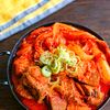モクサルキムチチム(豚肩ロース肉のキムチ煮込み)の工程5