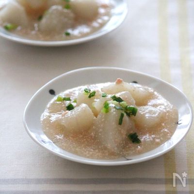 里芋のたらこあんかけ。