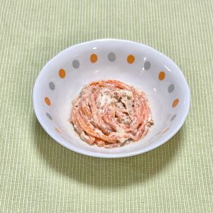 キャピタンの作ってみた!投稿(【人参とツナのクリームチーズ和え】レンジでお手軽♬︎)