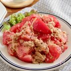 箸が止まらない！やみつきツナトマト
