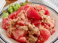 箸が止まらない！やみつきツナトマト