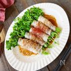 レンジで簡単★豆苗の肉巻き