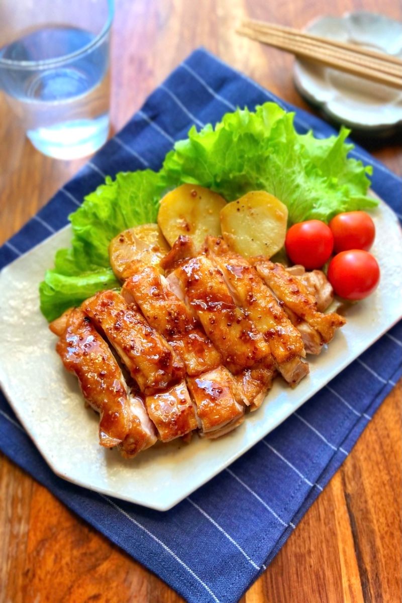 鶏胸肉のハニーマスタード焼き レシピ