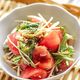 5分で出来る最強副菜！トマトと水菜のがっつりサラダ！米泥棒！