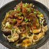 楽ラク手抜キッチン🐶🐾の作ってみた!投稿(【きのこ入り肉玉あんかけうどん】ふわふわ卵がとろっとうまい！)