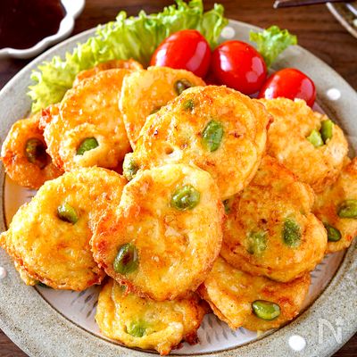 【枝豆と豆腐のチーズナゲット】10分で完成！ふわっとヘルシー