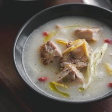 米粉のゆず参鶏湯