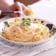 ワンパンで簡単⭐︎レモンクリームパスタ〜