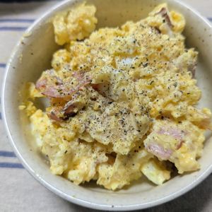 はるねこの作ってみた!投稿(コンソメパンチ風でバリ旨《簡単♡ポテトサラダ》)