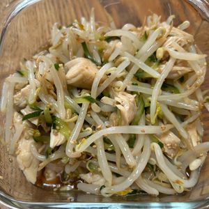 ゆくゆくの作ってみた!投稿(ささみともやしときゅうりの中華和え)