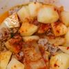 ピリ辛♡豚ひき肉とじゃがいものキムチスープの工程3