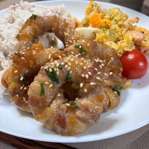 えみりんの作ってみた!投稿(【肉巻きオニオンリング】ご飯がすすむ！梅テリヤキ味)