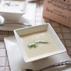 グルテンフリー☆味わいウドの豆乳クリームポタージュスープ