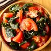 5分で完成！【トマトとわかめの中華風サラダ】胡麻油香る♩