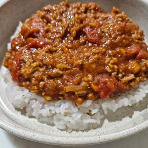 Maiの作ってみた!投稿(無水♡トマトキーマカレー【#作り置き#冷凍保存#レンジ】)