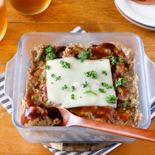 レンジで驚くほどジューシー♪耐熱容器1つでお豆腐ハンバーグ