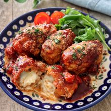 チーズイン！油揚げ包みのイタリアンハンバーグ♩玉ねぎ卵不要