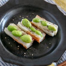 【隙間埋め副菜】トースターで3分♪ちくわと枝豆のチーズ焼き