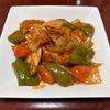りんごの作ってみた!投稿(【鶏むね肉の野菜たっぷり酢鶏】揚げない簡単!ヘルシーおかず♪)