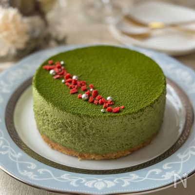 【生クリーム不使用】豆乳で作る!ふるシュワ抹茶ムース