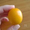 金柑のシナモン煮。の工程1