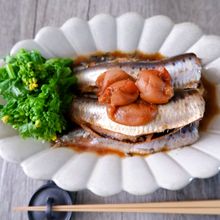 ＼骨まで食べられる／いわしの梅煮