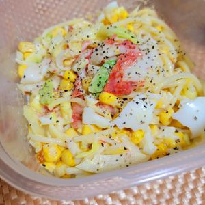 ヴェルの作ってみた!投稿(【キャベツと卵のスパゲッティサラダ】お箸が止まらない)
