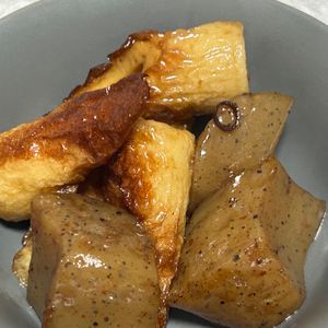 さねやんの作ってみた!投稿(【こんにゃくとちくわの甘辛煮】すぐできて作り置きにも◎)