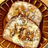 michuの作ってみた!投稿(クリームチーズとナッツのとろーり蜂蜜冷凍つくりおきトースト)