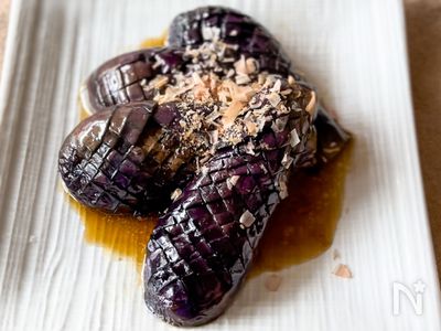 茄子の煮浸し しみじゅわ！煮てない茄子の煮浸し #レンチン | レシピサイトNadia