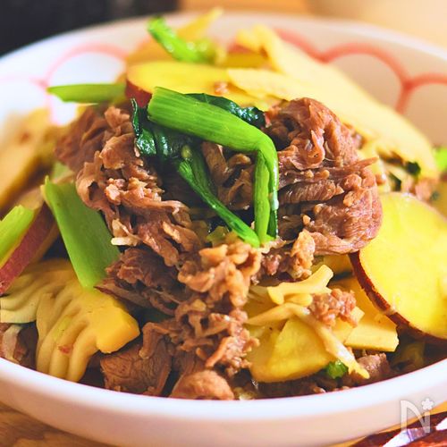 牛肉とたけのこのオイスターソース炒め