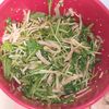 milkの作ってみた!投稿(水菜とハムのごま甘酢和え♩お手軽副菜)